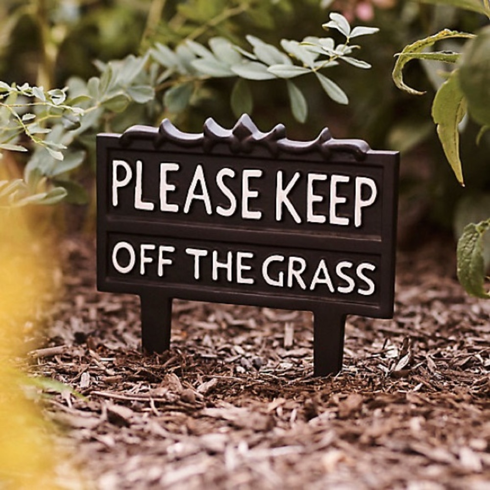 Please Keep Off the Grass